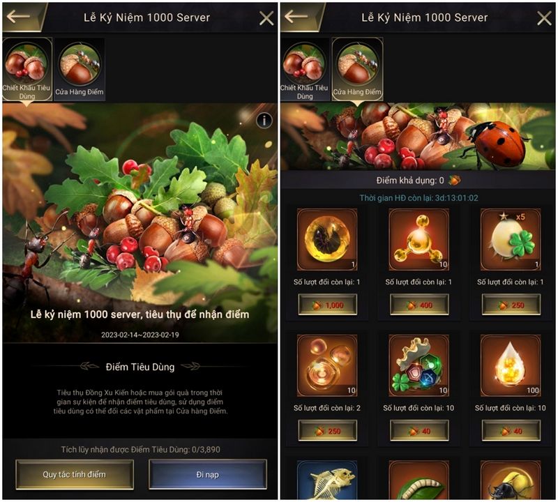 Vương Quốc Kiến tưng bừng sự kiện Mùa Lễ Tình Nhân và lễ Kỷ Niệm 1000 Server ra mắt gamehubvn vuong quoc kien tung bung su kien mua le tinh nhan va ky niem 1000 server ra mat 3