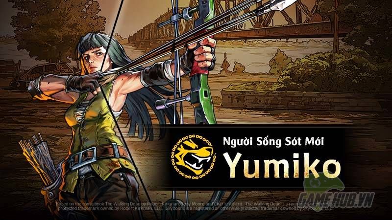 Xạ Thủ Tài Ba Yumiko gia nhập đội quân The Walking Dead: All-Stars