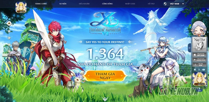 Ys 6 Mobile - The Ark of Napishtim mở đăng ký trước với loạt quà tặng “sang, xịn, mịn” gamehubvn ys 6 mobile the ark of napishtim mo dang ky truoc voi loat qua tang sang xin min 1