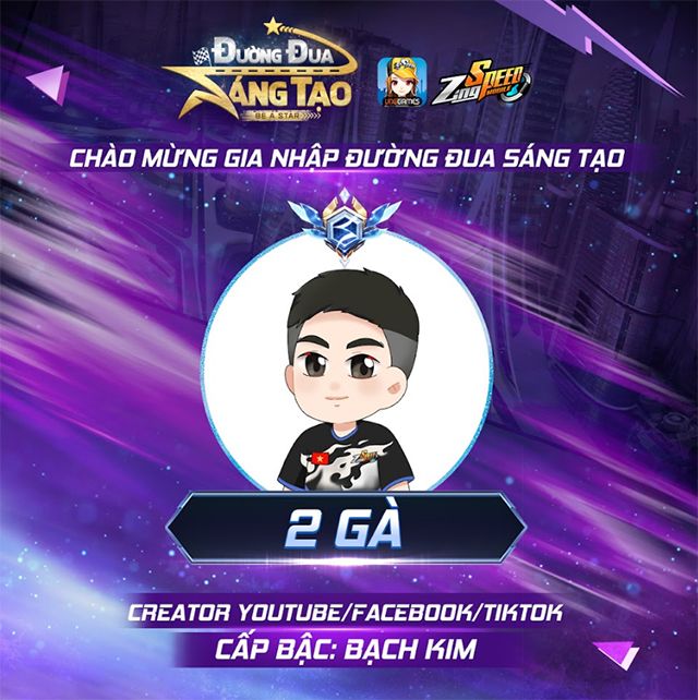 ZingSpeed Mobile - Điểm mặt các nhà sáng tạo nội dung tiềm năng tại Đường Đua Sáng Tạo gamehubvn zingspeed mobile diem mat cac nha sang tao noi dung tiem nang tai duong dua sang tao 5