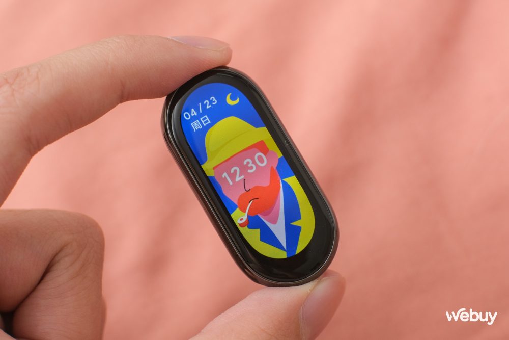 Trên tay Xiaomi Band 8 tại VN: Thiết kế không đổi nhưng nâng cấp dây đeo, có màn hình 60Hz, pin 16 ngày, giá từ 850,000 đồng - Ảnh 4. Trên tay Xiaomi Band 8 tại VN: Thiết kế không đổi nhưng nâng cấp dây đeo, có màn hình 60Hz, pin 16 ngày, giá từ 850,000 đồng - Ảnh 4.