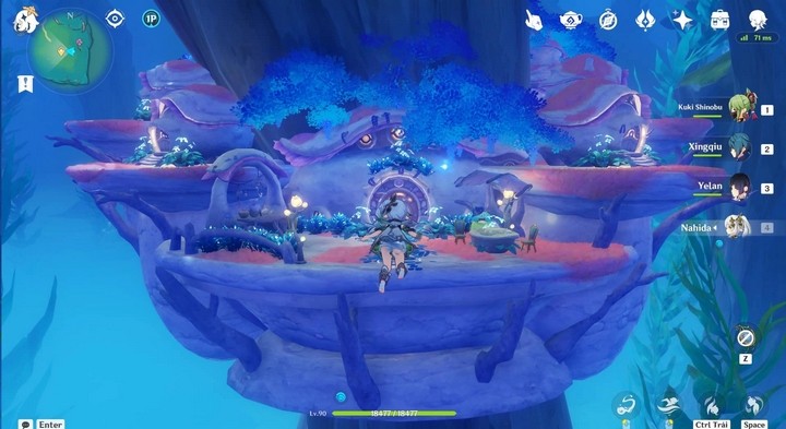 Nữ game thủ Genshin Impact flex công trình xây Ấm Trần Ca đẹp mê hồn