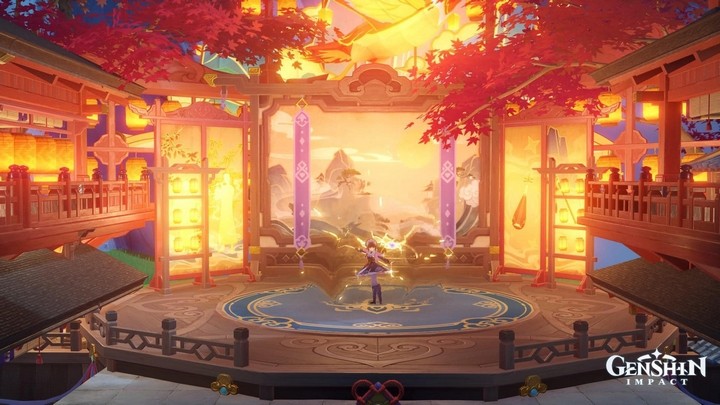 Nữ game thủ Genshin Impact flex công trình xây Ấm Trần Ca đẹp mê hồn