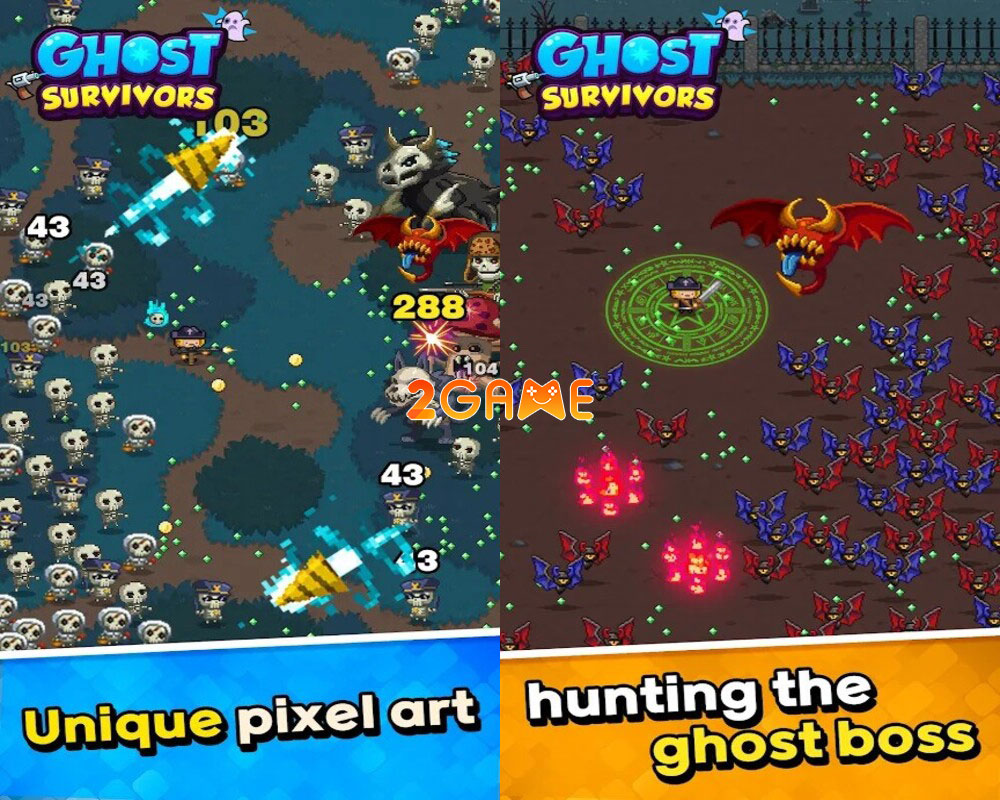 ghost-survivors-pixel-hunt-1 Game roguelike săn ma Ghost Survivors: Pixel Hunt cực vui nhộn thích hợp để giải trí cuối tuần ghost survivors pixel hunt 1