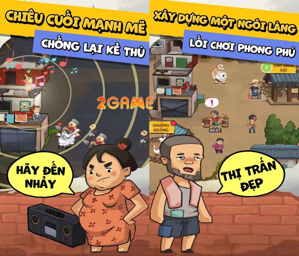 giai-toa-dung-tay-3 Xây dựng lại thị trấn và nâng cấp các cư dân trong game Giải Tỏa Dừng Tay