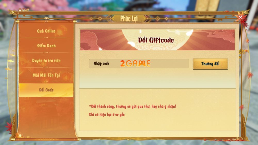 Nhận quà cực xịn với loạt giftcode Ảo Mộng Tru Tiên mới nhất giftcode ao mong tru tien 1