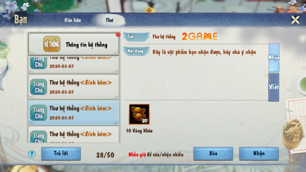 Nhập giftcode Ảo Mộng Tru Tiên mê say nhân quà mỏi tay