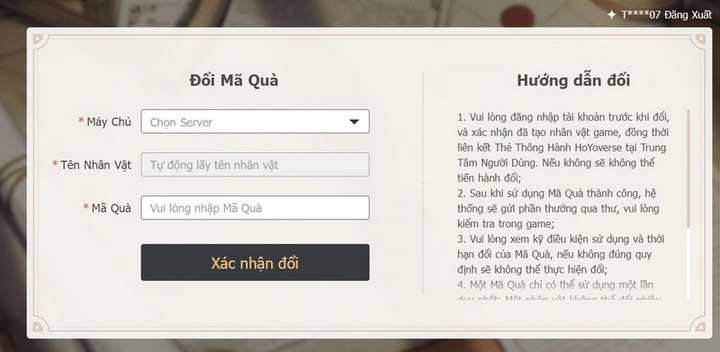 Tổng hợp giftcode Genshin 4.3 mới nhất từ livestream