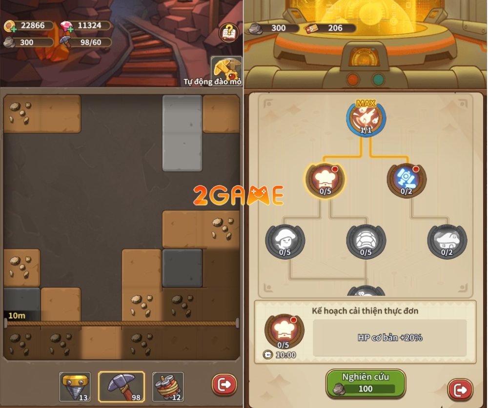 Các món vật phẩm từ giftcode Nấm Lùn Tiến Lên có thể giúp người chơi phát triển nhanh chóng trong Gia Viên