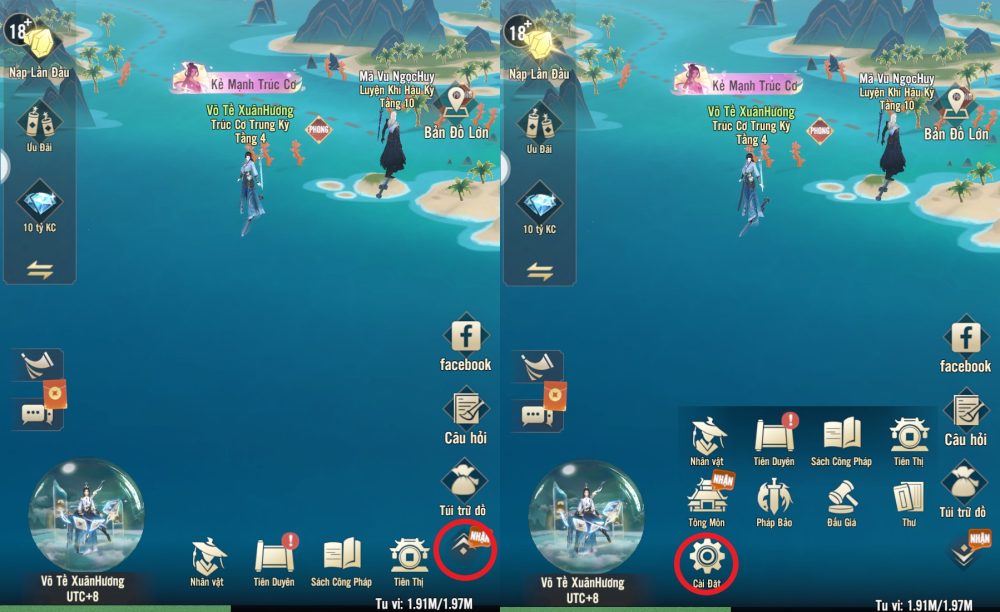 Hướng dẫn nhập mã giftcode trong game Phàm Nhân Tu Tiên: Duyên Khởi