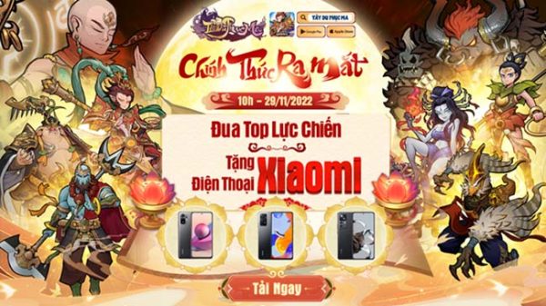 Tây Du Phục Ma chính thức ra mắt 10h 29/11/2022  – NPH GGames tặng 100 giftcode khủng giftcode tay du phuc ma thumbjpg