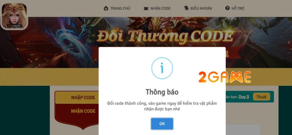 Hướng dẫn nhập mã Giftcode Thánh Quang Thiên Sứ mới nhất giftcode thanh quang thien su 2