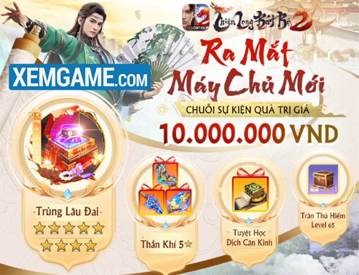 Tặng 300 giftcode nhân dịp ra mắt Thiên Long Bát Bộ 2 VNG giftcode thien long bat bo 2 vng 1