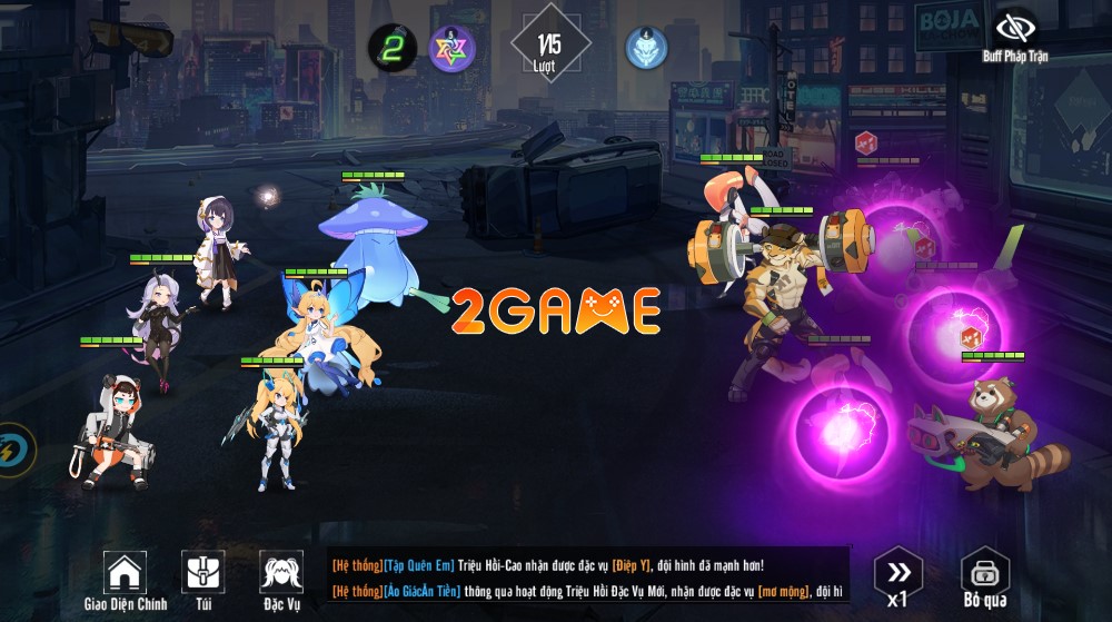 Goddess: Tốc Chiến có lối chơi nhập vai đánh theo lượt cổ điển