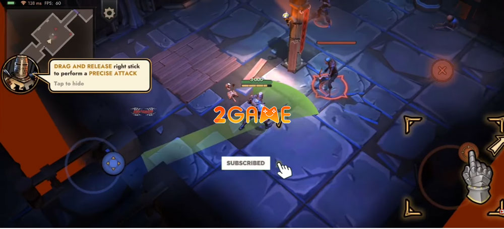 Khung cảnh hấp dẫn của game Grim Heroes