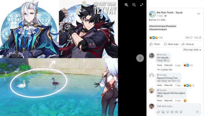 Một fanpage Genshin Việt Nam bị ăn cắp chất xám, fan quốc tế thất vọng với cách hành xử của kẻ gian - Ảnh 1. Một fanpage Genshin Việt Nam bị ăn cắp chất xám, fan quốc tế thất vọng với cách hành xử của kẻ gian - Ảnh 1.
