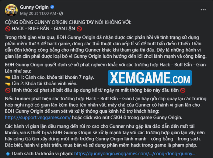Gunny Origin đang từng bước hình thành cộng đồng bền vững gunny origin 28 5 4
