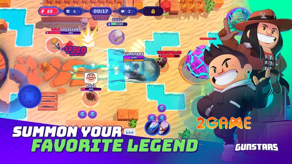 gunstarsbattlearena-5 Gunstars Battle Arena – Game bắn súng góc nhìn thứ ba với dàn nhân vật siêu tùy biến gunstarsbattlearena 5