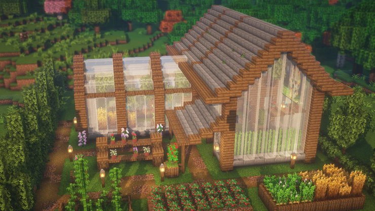 h3-1 Nhà kính Minecraft 2023: Vật liệu, Các bước xây dựng & Ý tưởng hay nhất h3 1
