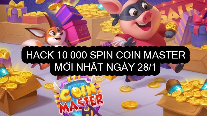 Cách hack 10000 Spins Coin Master mới nhất 28/1 dành cho Android và IOS Cách hack 10000 Spins Coin Master mới nhất 28/1 dành cho Android và IOS