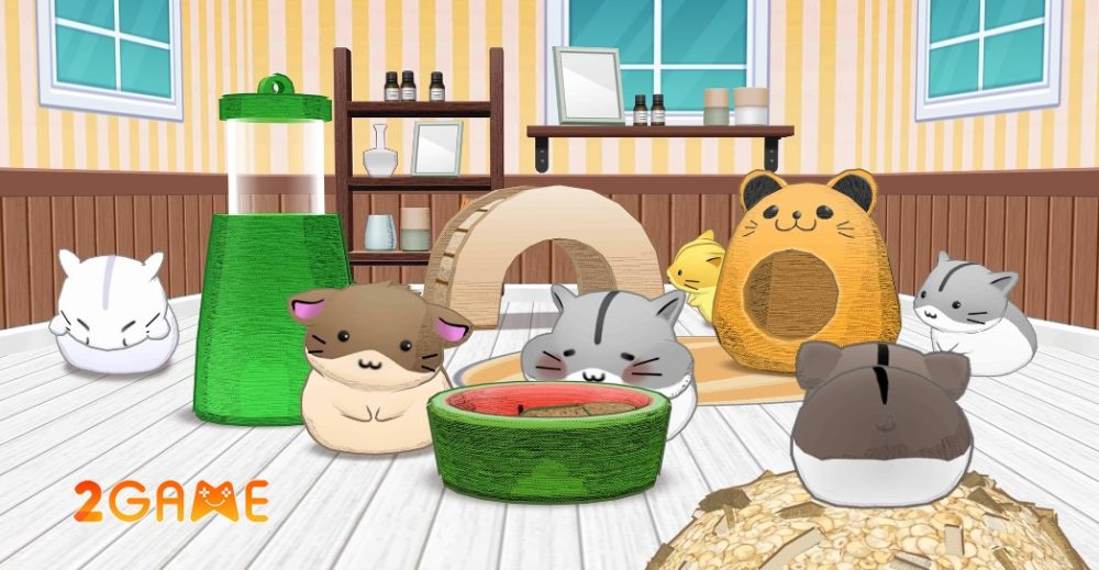 Đủ loại Hamster trong game Hamster Life match and home