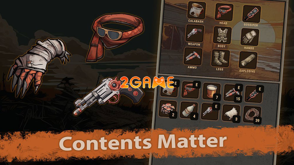 Hệ thống vật phẩm đa dạng của game nhập vai Heatways: Post Nuclear