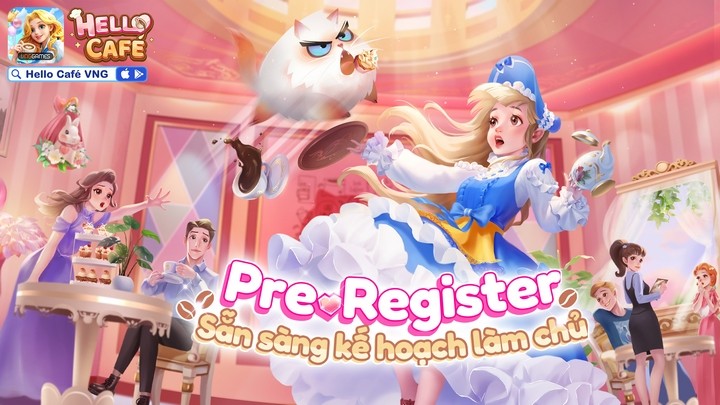 Hello Café - Tựa game tạo trend khắp Đông Nam Á chính thức mở đăng ký tại Việt Nam Hello Café - Tựa game tạo trend khắp Đông Nam Á chính thức mở đăng ký tại Việt Nam