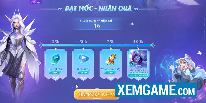 Game thủ Đông Nam Á đăng ký sớm Hero AFK: Vương Quyền Chiến có thể nhận về những phần thưởng khủng hero afk vuong quyen chien 5 5 2
