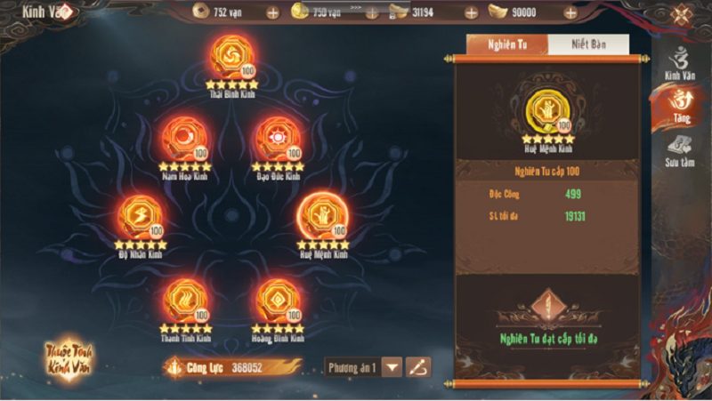 Hệ thống Kinh Văn – nguồn lực hiệu quả cho game thủ Thiên Long Bát Bộ 2 VNG hethongkinhvan tlbb2 2