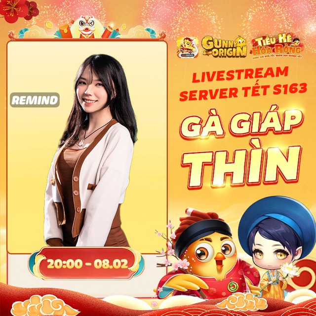 Cách MC/Streamer Remind “giải xui” đầu năm với game thủ Gunny Origin - Ảnh 1. Cách MC/Streamer Remind “giải xui” đầu năm với game thủ Gunny Origin - Ảnh 1.