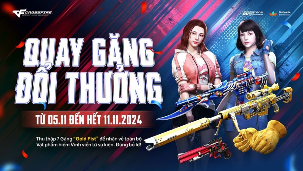 Đột Kích khởi đầu tháng 11 với “tay vàng” đổi thưởng xịn Đột Kích khởi đầu tháng 11 với “tay vàng” đổi thưởng xịn