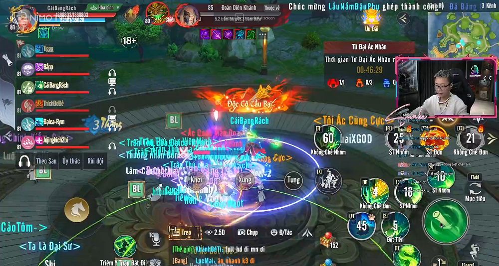 hinh206 QNT và Snake của Refund Gaming “phá đảo” Thiên Long Bát Bộ 2 VNG, trở thành những người nông dân “cày chay” đích thực hinh206