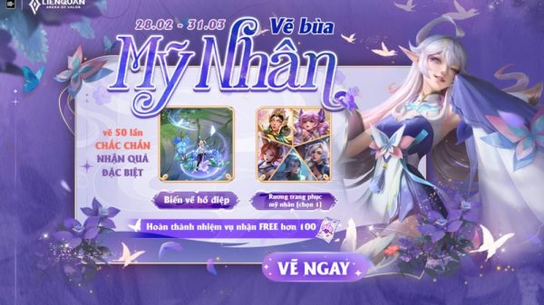Liên Quân Mobile: Sự kiện Mỹ Nhân với nhiều phần quà hấp dẫn game thủ không nên bỏ lỡ hjpg