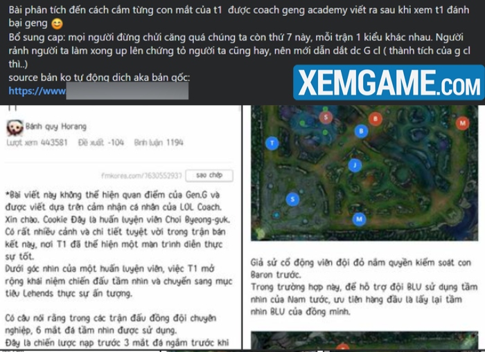 HLV Gen.G gây tranh cãi vì công khai phân tích tất tần tật chiến thuật T1 ở CKTG 2024 hlv geng phan tich t1 1