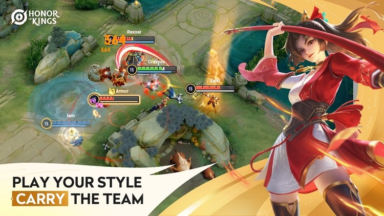 Vương Giả Vinh Diệu phiên bản quốc tế đang được thử nghiệm với tên gọi Honor of Kings honor of kings 1 2