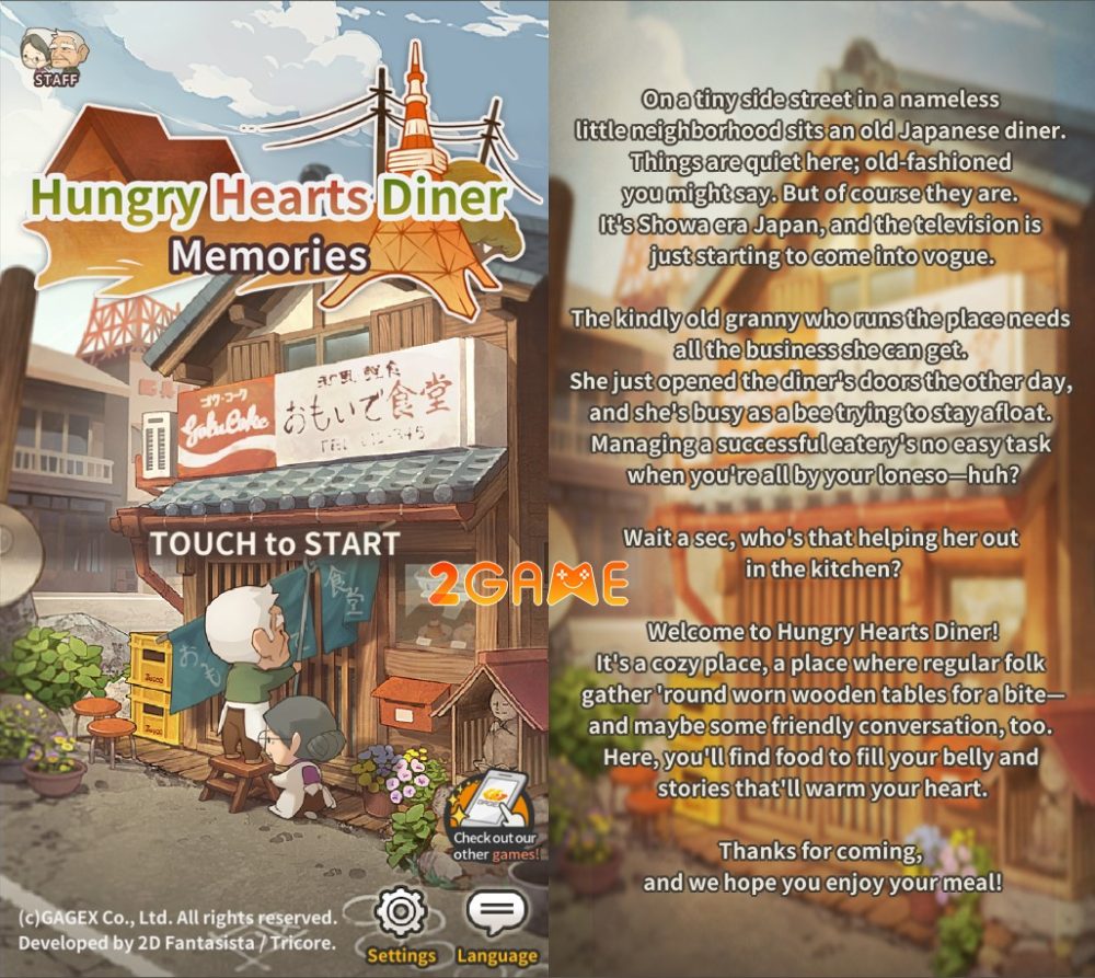 Hungry Hearts Diner: Memories là tựa game mô phỏng quản lý cực chill cho năm 2024
