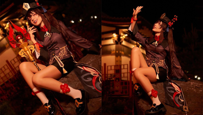 Cosplay Hu Tao phiên bản "núi đồi", sức hút của nữ game thủ vẫn thua nhân vật mới nhà Genshin - Ảnh 3. Cosplay Hu Tao phiên bản "núi đồi", sức hút của nữ game thủ vẫn thua nhân vật mới nhà Genshin - Ảnh 3.