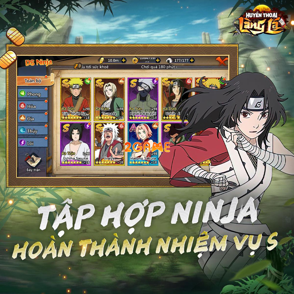 huyen-thoai-lang-la-vmge-5 Dàn nhân vật chuẩn nguyên tác Naruto trong game chiến thuật Huyền Thoại Làng Lá VMGE
