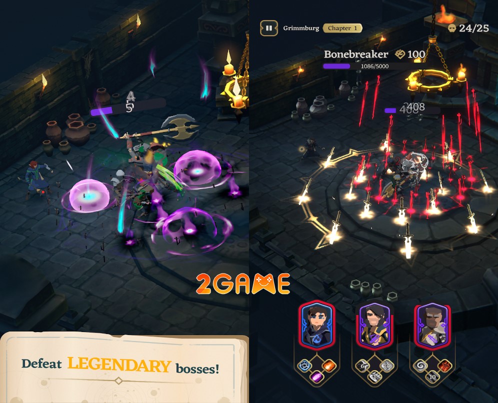 Idle Dungeon Raiders – Game nhập vai thám hiểm hầm ngục idle dungeon raiders 3