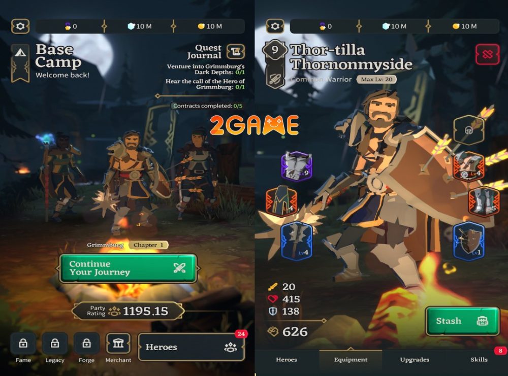 Idle Dungeon Raiders – Game nhập vai thám hiểm hầm ngục idle dungeon raiders 4