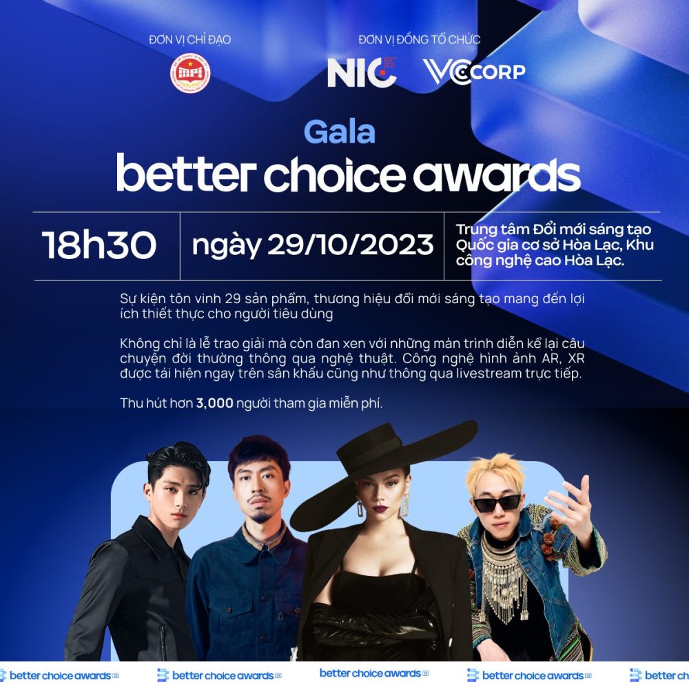 Gala Better Choice Awards 2023: Kết hợp độc đáo giữa công nghệ và nghệ thuật - Ảnh 3.