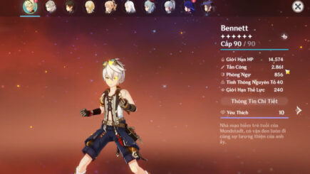 Genshin Impact: Hướng dẫn tính lượng ATK mà Bennett buff cho đồng đội image4