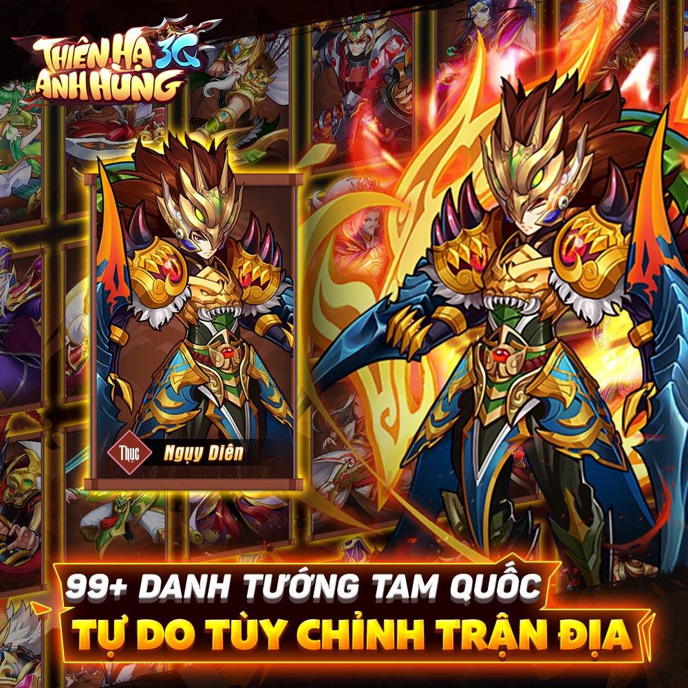 Thiên Hạ Anh Hùng 3Q – Game thẻ tướng 1 chạm hot nhất cuối năm 2022 dành cho người Việt image4