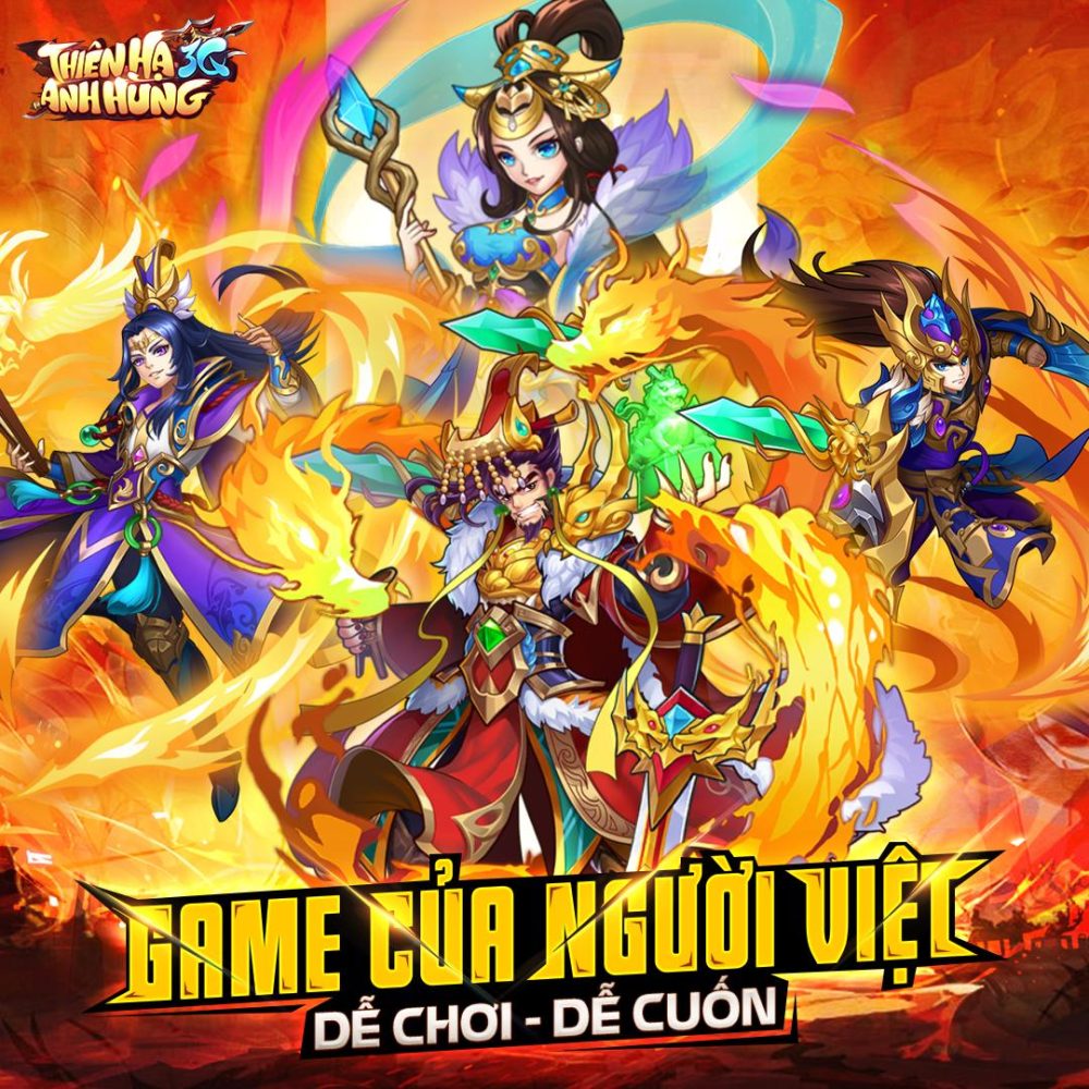 Thiên Hạ Anh Hùng 3Q – Game thẻ tướng 1 chạm hot nhất cuối năm 2022 dành cho người Việt image7