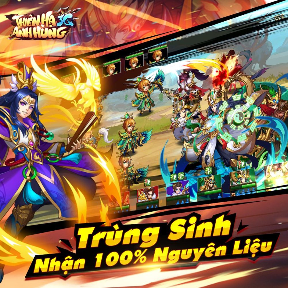 Thiên Hạ Anh Hùng 3Q – Game thẻ tướng 1 chạm hot nhất cuối năm 2022 dành cho người Việt image9