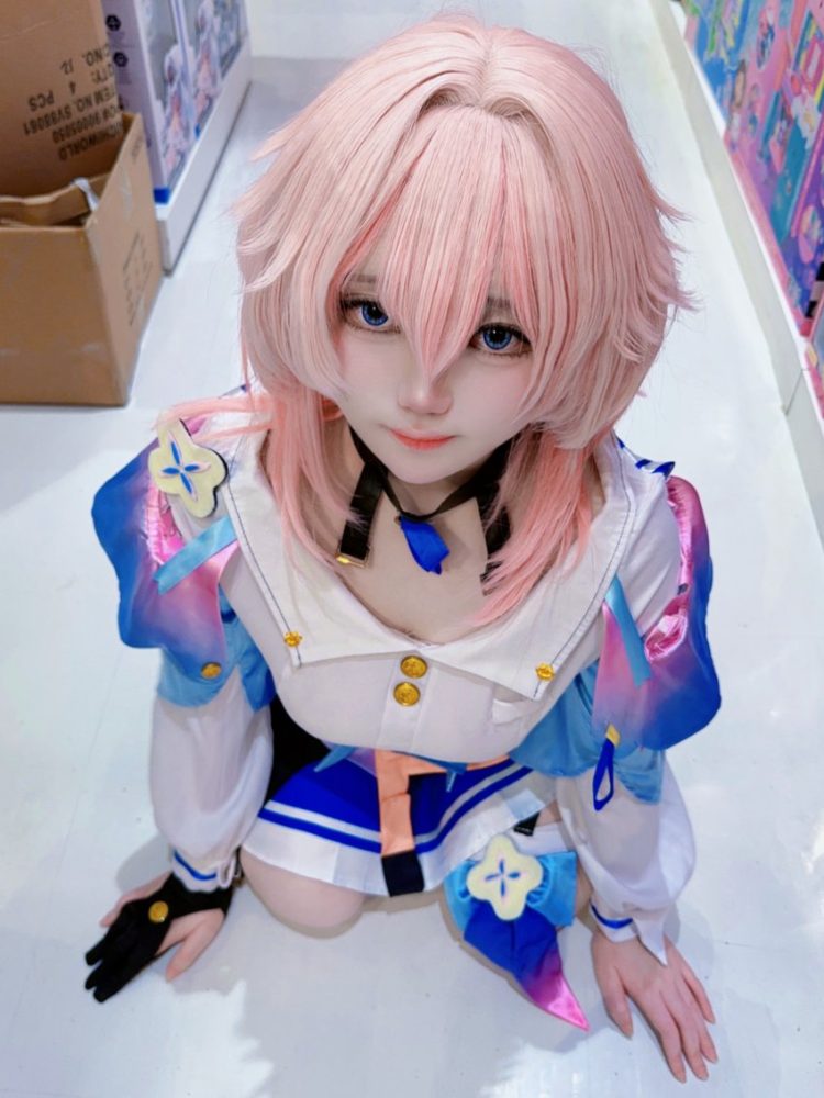 jcsl0pz Chiêm ngưỡng bộ ảnh cosplay March7th trong Honkai: Star Rail được thực hiện bởi coser Grace jcsl0pz