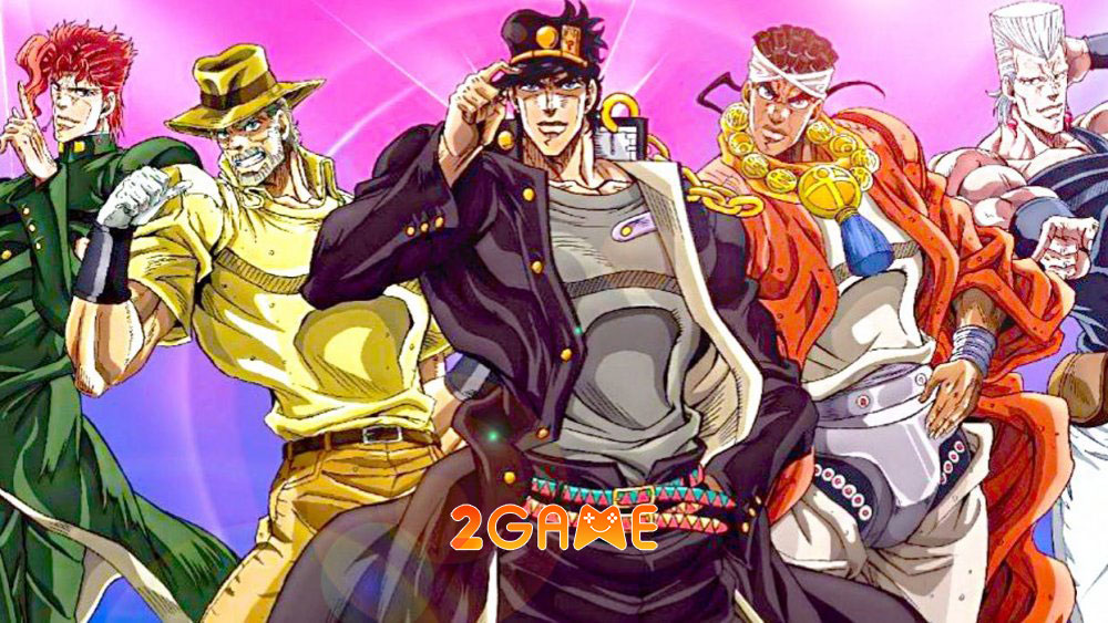 Dàn nhân vật của game nhập vai JoJo’s Bizarre Adventure
