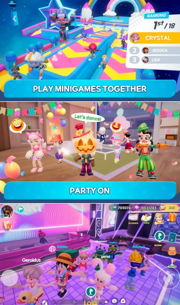 Livetopia: Party! - Game thế giới mở vừa ra mắt trên Google Play Store và Apple Store jpwq87u