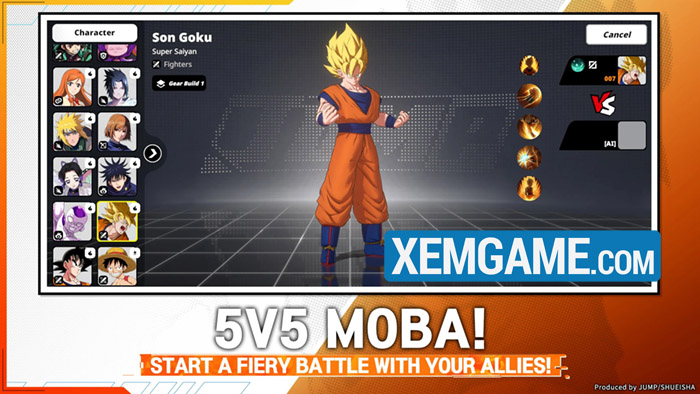 JUMP Assemble: Tựa MOBA tập trung dàn nhân vật hùng hậu từ One Piece, Naruto… jump assemble 3 1