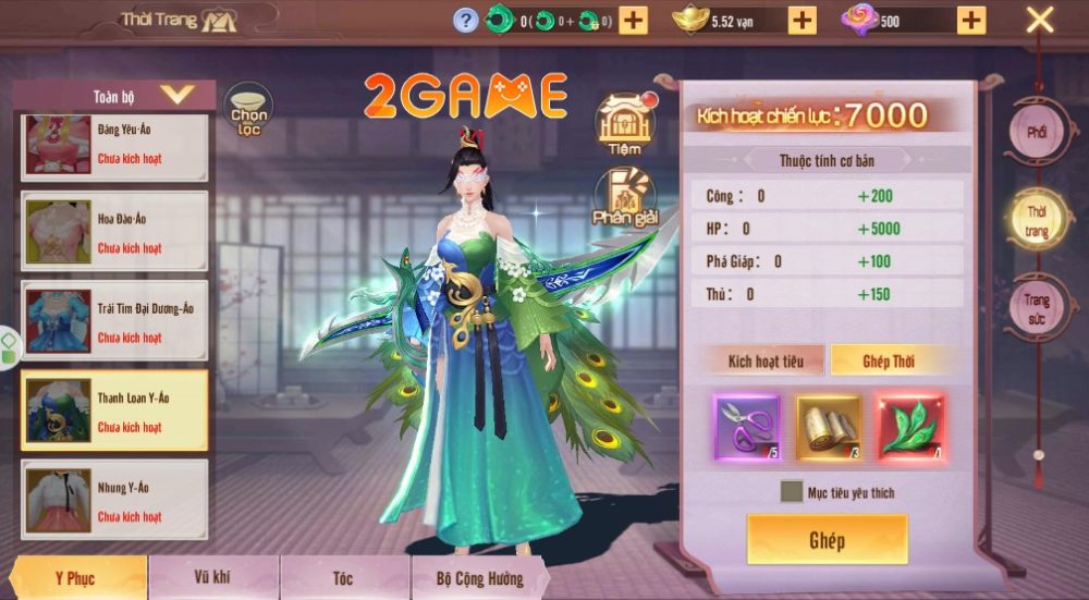 kiem-vu-giang-ho-2 Trang phục xịn xò của tựa game Kiếm Vũ Giang Hồ Moblie
